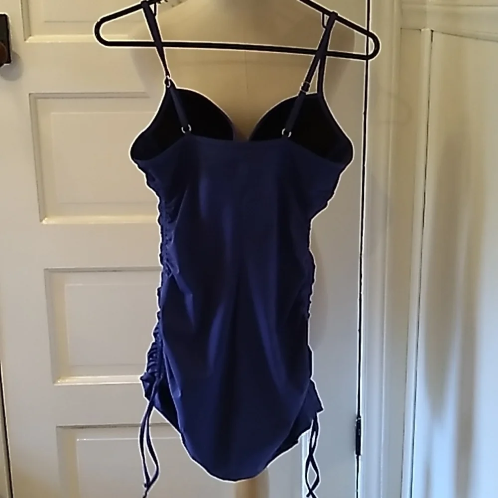 Spank love your Assets by Sara Blakely small blue bathing suit 💙 swim beach ⛱